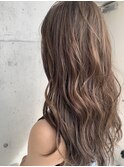 Lien☆アッシュベージュ×デザインカラー×外ハネボブ