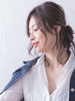 アンプヘアー 西京極店(unpeu hair)の写真/なりたいイメージを伝えれば丁寧に応えてくれる！髪質を見極めあなたに一番似合うキレイな色に仕上げます☆