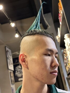 バーバー スタジオ ラフテル(Barber Studio RAFTEL) ネギ星人