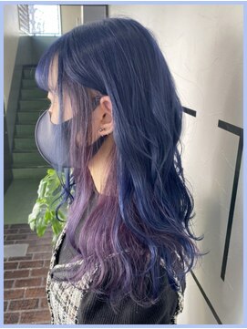 パレット 町田店(PALETTE) ネイビー☆インナーパープル　　町田/町田駅/JR町田駅