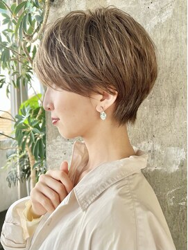 ロビー 表参道(ROBBY) マロンベージュショート ／大人ショート／表参道／40代50代