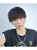 #センターパートウルフ　波巻きスパイラル　ツイストスパイラル