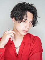 メンズヘアセンス 渋谷(MEN'S HAIR SENSE)&nbsp;センターパート波巻きスパイラルパーマ
