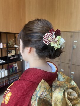 シアン(cyan) ハイブリッドシニヨン