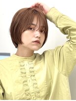 ミチオ ノザワ ヘアサロン ギンザ(Michio Nozawa HAIR SALON Ginza)&nbsp;絶壁解消×くびれ×30代40代50代★前髪長め大人ショートボブ★