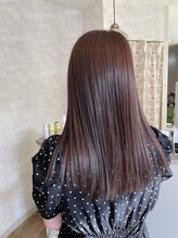 ピーブランズヘアー メイノハマ リチェッタ(P-brands hair meinohama Ricetta) カシスカラー/暖色カラー