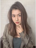 ニスル 町田店(NISURU)&nbsp;黒髪/クラゲヘアー/オリーブグレー/小顔/ココアベージュ