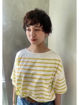 ガリカ 博多(Gallica) 【石河安奈】ショートマッシュパーマ