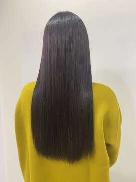 レノックス Lenox ストレートパーマ+カラー+髪質改善水素トリートメント♪♪