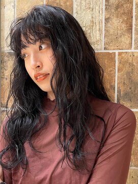 ピークアブー アヴェダ アトレ恵比寿(PEEK-A-BOO AVEDA) ロングパーマ／黒髪パーマ／ニュアンスパーマ／デジタルパーマ