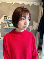 エイチヘア(h hair)&nbsp;【hhair 四条大宮】丸みショートボブ