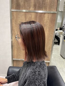 アヴァンス セブンパーク天美 松原店(AVANCE.) インナーカラー×ボブ