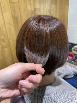 チアー ヘアリラクゼーション(cheer HAIRRELAXATION) 髪質改善トリートメント＋ショートボブ