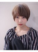 【畑中正敏】丸みショート/小顔ショート/ひし形ショート