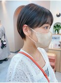 地毛風カラー/ナチュラルレイヤーカット/ショートボブ[船橋]