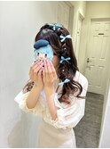大人気♪サイド編みたらし