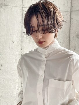 エルランカ(L.lanka) ハンサムショート/ニュアンスパーマ/ベージュカラー/マッシュ