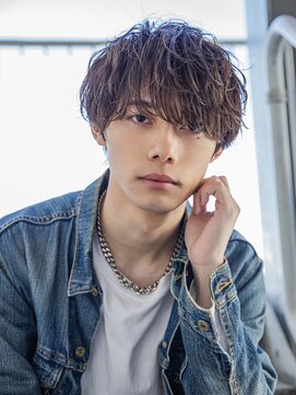 シティ(CITY) 【小久保style】ベリーショートニュアンスパーマグレーベージュ