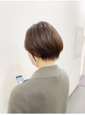 美人ショートボブ