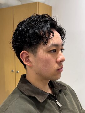 ネイロ 北千住(NeiRo) メンズマッシュツーブロ刈り上げ波巻きツイストスパイラルパーマ