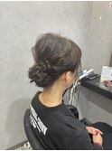 お祭りヘアセット