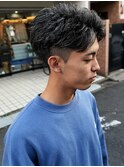 #ベリーショート#ダークアッシュ#ニュアンスパーマ#韓国マッシュ