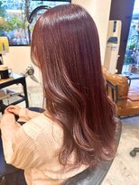 オーバルヘアー(OVAL hair)&nbsp;透明感あふれる似合わせカラー/ピンクブラウン