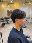 毛流れセンターパート
