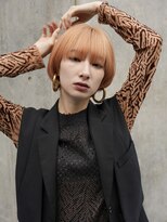 ピークアブー 原宿ハラカド(PEEK-A-BOO) 直毛多毛マッシュ絶壁オレンジ暖色春夏大人オトナショート