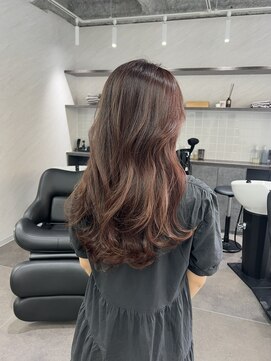 トーン(tone) 【大人オシャレヘア】ピンクブラウン×ナチュラルレイヤーヘア