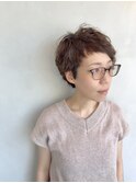 小顔効果◎大人のリラックスショート
