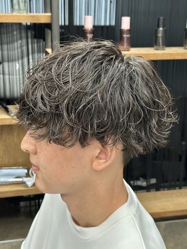 オーバルバイアピッシュ(OVARL by apish) 波シャドウパーマ人気波巻きスパイラルメンズパーマ