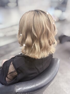 オズ 梅田店(OZ) ボブ巻き髪