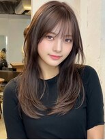 レリー 伊丹(Rely)&nbsp;小顔レイヤーロング[伊丹駅/髪質改善/白髪染め]