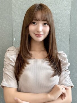 レーヴバイロンド 仙台(Reve by Lond) 大人ガーリーレイヤーカット髪質改善似合わせカット前髪カット