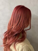 サロンドバン 恵比寿&nbsp;コーラルピンク×レイヤーカット