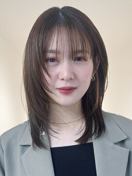 アイトーキョーエス 渋谷(AI TOKYO S) 小顔レイヤー/レイヤーミディアム/透明感カラー