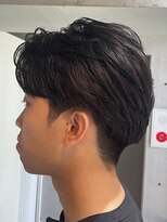 ブルニール 中崎町(BLEUNIR) フェザーパーマ フェザーショート 韓国ヘア ビジネスヘア