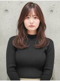 韓国風ｘシースルーバングｘエギョモリｘタンバルモリｘレイヤー