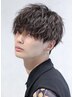 【トップデザイナー】メンズカット＋波巻きパーマ ￥20,900→￥16,720