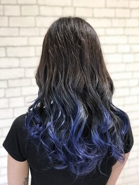 プログレス 長町南店(PROGRESS) グラデーション×くすみブルー