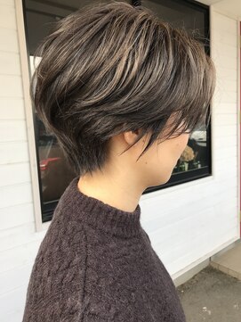 ノイズ(Noi'z) <ノイズ>チャコールグレー×ハンサムショート