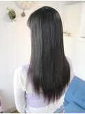 ナチュラルロングストレート