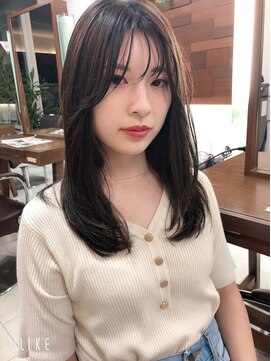 キアラ(Kchiara) レイヤー大人無造作ヘアkchiara福岡川野直人