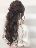 キューズ クラブ(cuz KLUB)&nbsp;【cuzKLUB】ロングハーフアップアレンジ