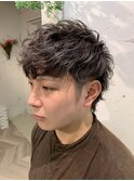 【MITSU】ショートレイヤー×ツーブロック×フェザー