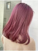 ○ピンクベージュ、インナーカラー、全体カラー○