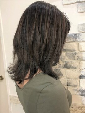 アルファ(alpha) クラゲヘアー/オリーブグレー/黒髪/ココアベージュ/小顔/松戸駅