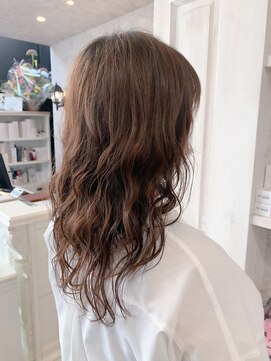 キャアリー(Caary) 福山市美容室Caary人気 秋スタイルしっかりウェーブパーマ