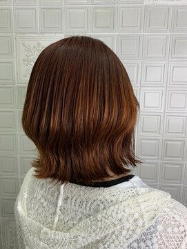 ヘンリエッタ 吉祥寺(Henrietta) オレンジくびれボブ